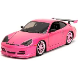  1:24 PORSCHE 911 GT3 RS METALLIC FLUORESCENT RED PINK SLIPS