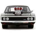Jada Toys 1:24 DODGE CHARGER W/DOM TOERETTO FIGURE BLACK FF 1970 Jada Toys 1:24 DODGE CHARGER W/DOM TOERETTO FIGURE BLACK FF 1970