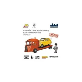  CITROEN /24627/ Citroën Type H (1947-1981) Car transporter scale 1:35 280 pcs / 1 fig
