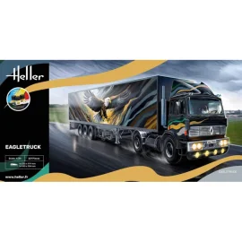  HELLER 56784 STARTER MODEL KIT EAGLETRUCK 1/24