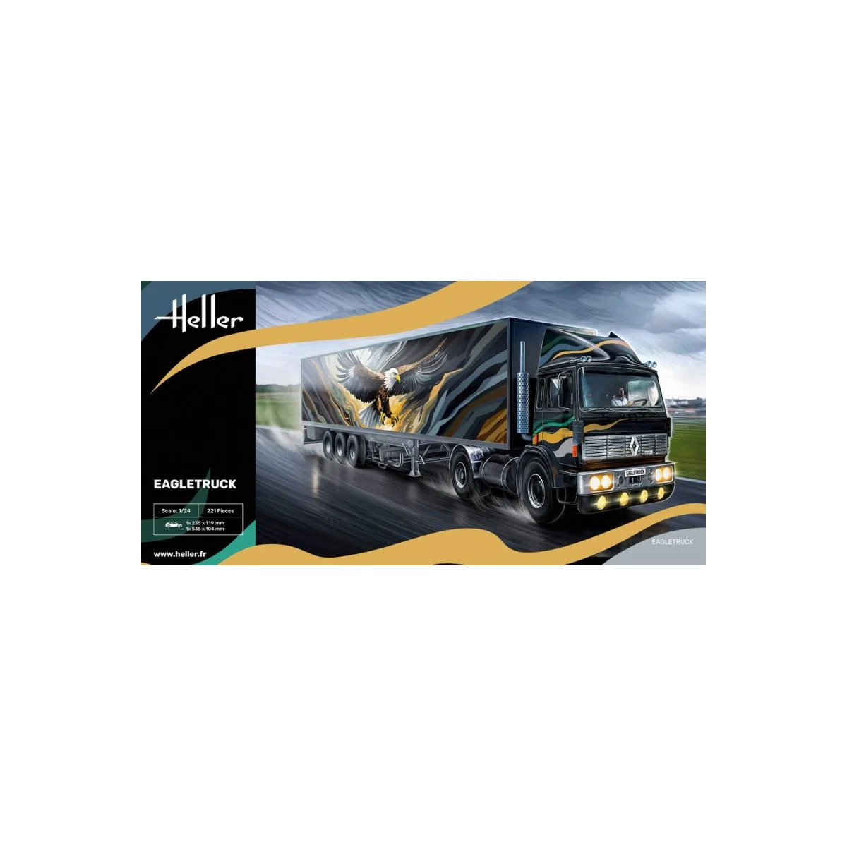  HELLER 80784 EAGLETRUCK MODEL 1/24