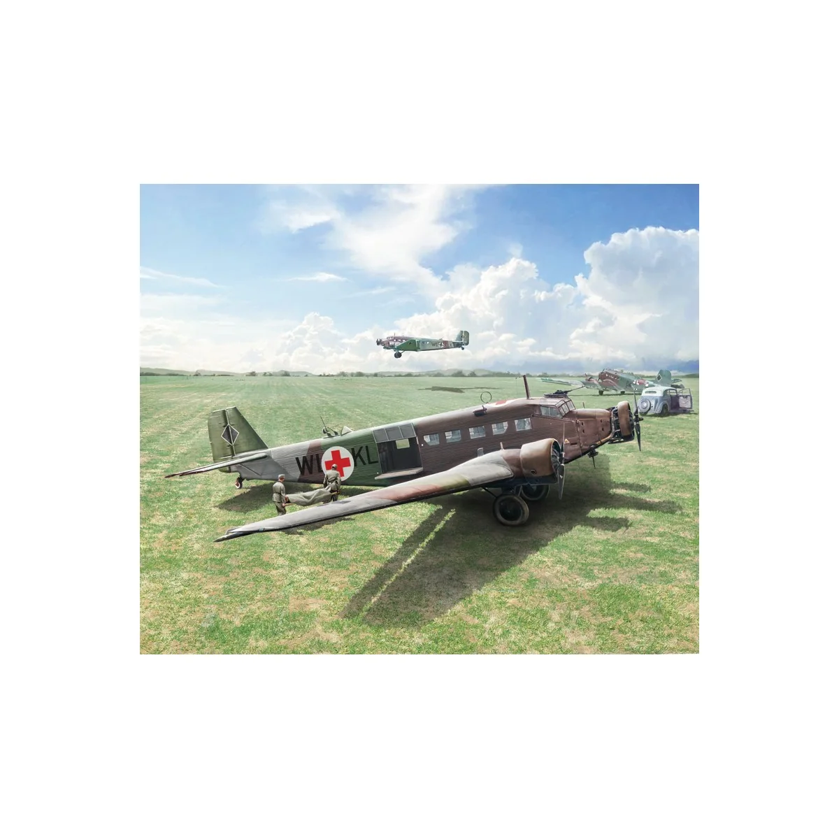  ITALERI 102 JUNKER JU-52/3M AIRCRAFT MODEL 1/72