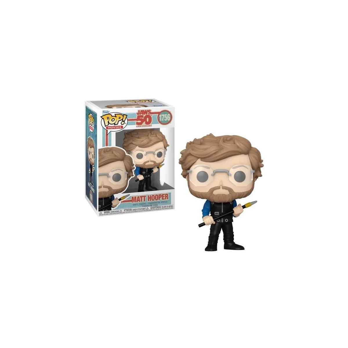  JAWS 50TH ANNIVERSARY - POP Movies No. 1756 - Matt Hooper