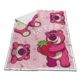 TOY STORY - Lotso - Sherpa blanket 130x170cm