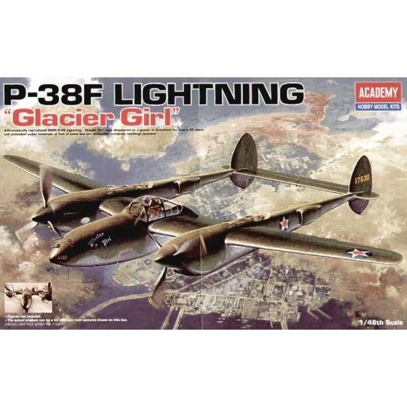 Maqueta Lockheed P-38F ′Glacier Girl′