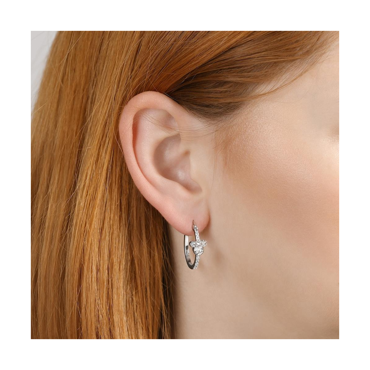 Pendientes MINNIE - 1 Pair of Silver Plated Brass Set Earrings