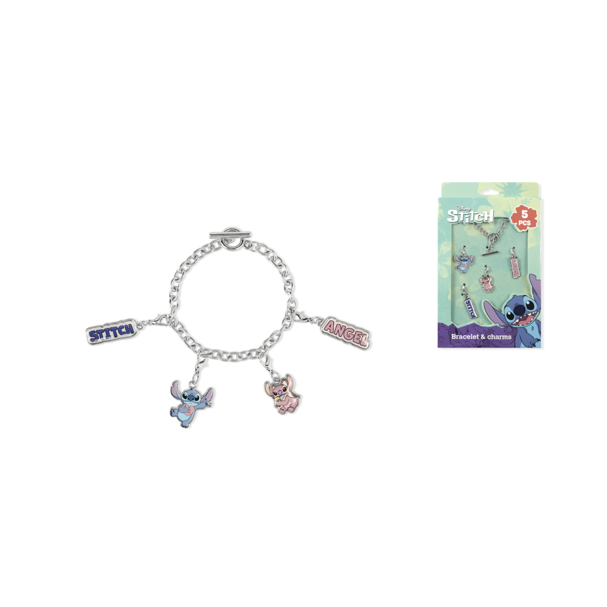  STITCH - Bracelet Set with Charms