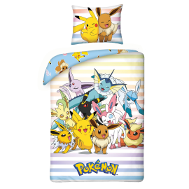 Pokémon - Pikachu, Eevee & Friends bedding set 140 x 200 cm / 70 x 90 cm