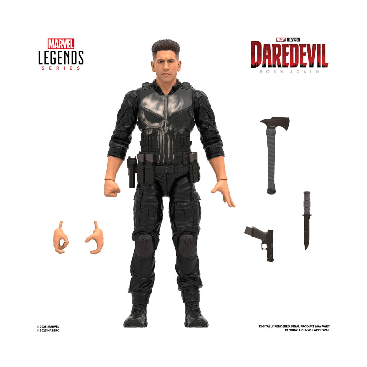 Figuras Daredevil: Born Again - Marvel Legends Punisher figure 15 cm