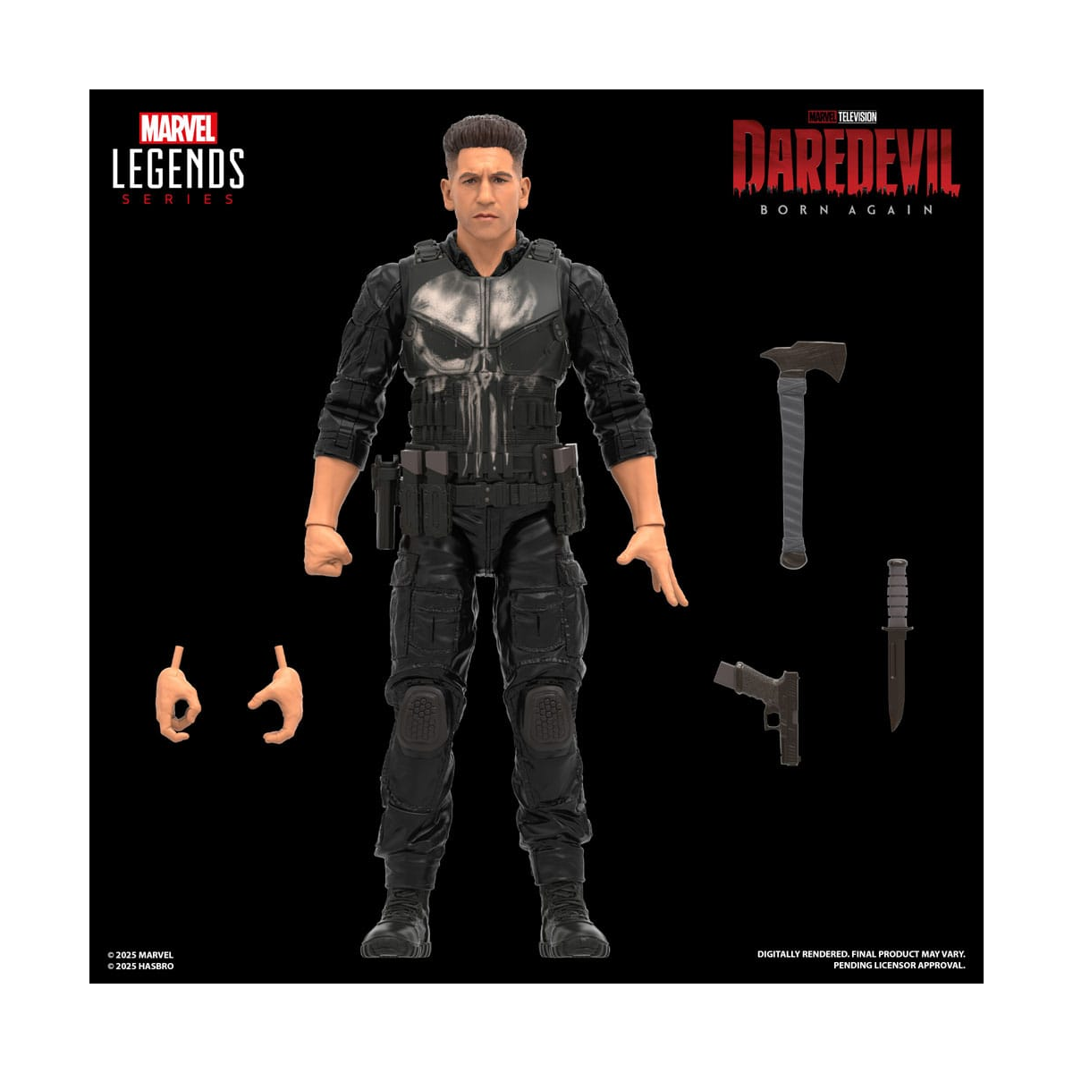 Hasbro Daredevil: Born Again - Marvel Legends Punisher figure 15 cm