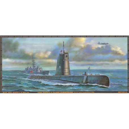 Maquetas de barcos Guppy II US Navy Submarine