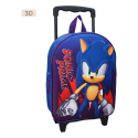  Sonic the Hedgehogtrolley 3D backpack Sonic Prime Great Escapes 32 cm