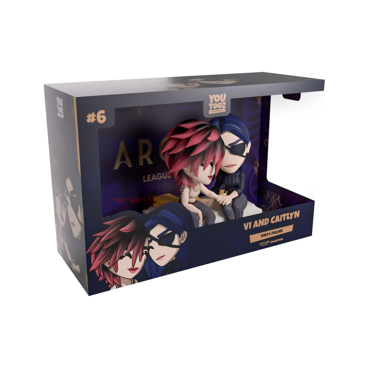 Arcane - pack 2 Vinyl figures Vi & Caitlyn 11 cm