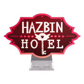 Hazbin Hotel - Night Light Logo Stand 13 cm
