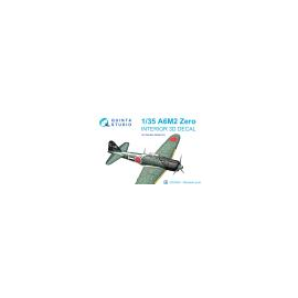Calcomanía Mitsubishi A6M2 Zero (Mitsubishi Prod.) 3D-Printed & colored Interior on decal paper (Border Model)