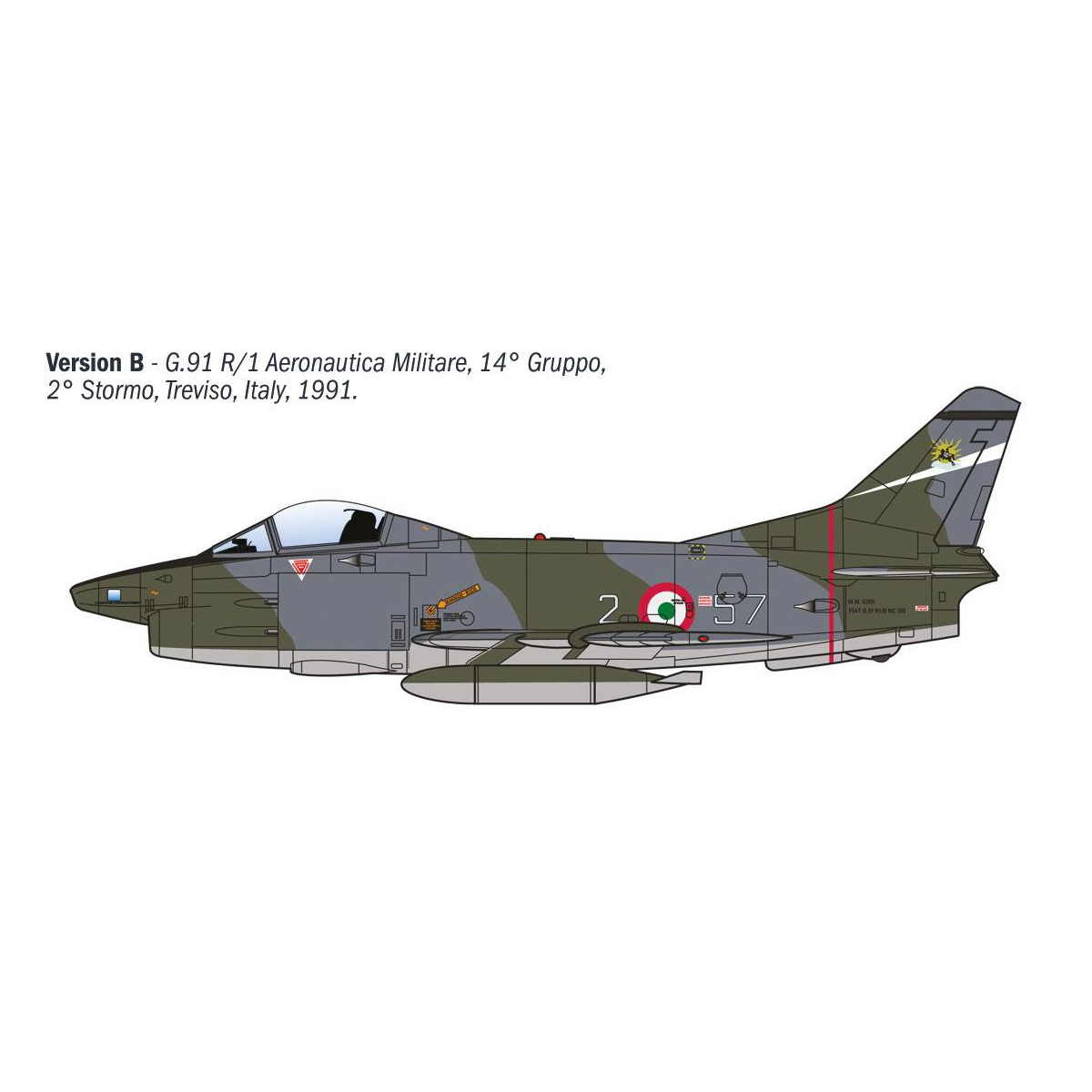 Italeri G.91 R1/R3 “Gina”