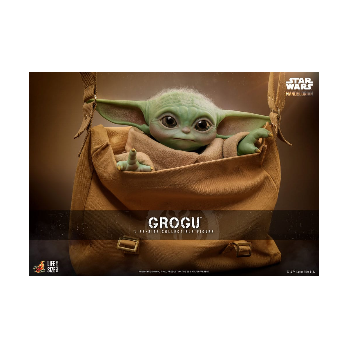 Figuras Star Wars: The Mandalorian 1/1 Life-Size Masterpiece Grogu action figure 37 cm