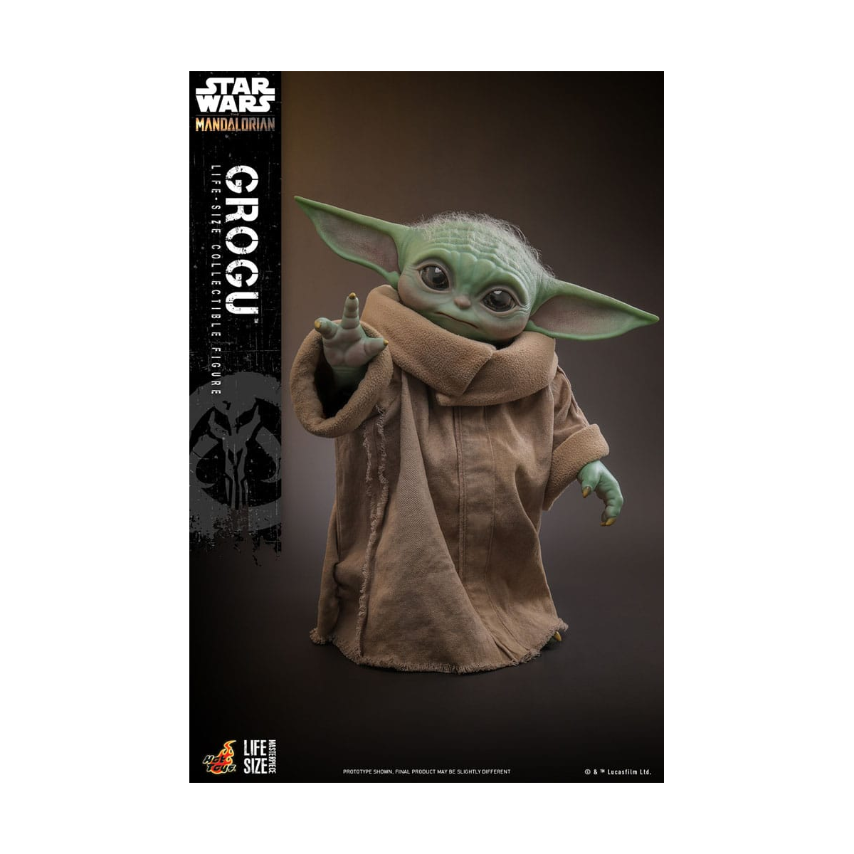 Hot Toys Star Wars: The Mandalorian 1/1 Life-Size Masterpiece Grogu action figure 37 cm