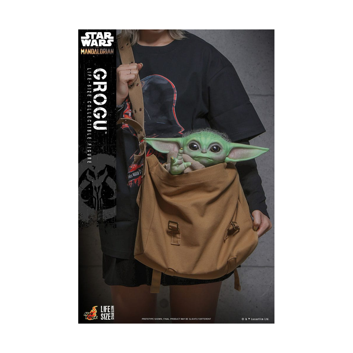 Star Wars: The Mandalorian 1/1 Life-Size Masterpiece Grogu action figure 37 cm