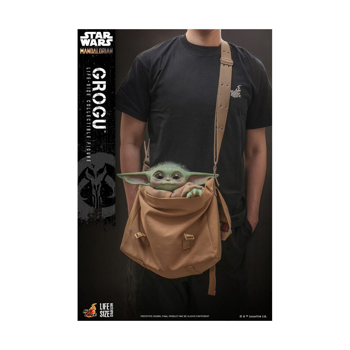 Star Wars: The Mandalorian 1/1 Life-Size Masterpiece Grogu action figure 37 cm
