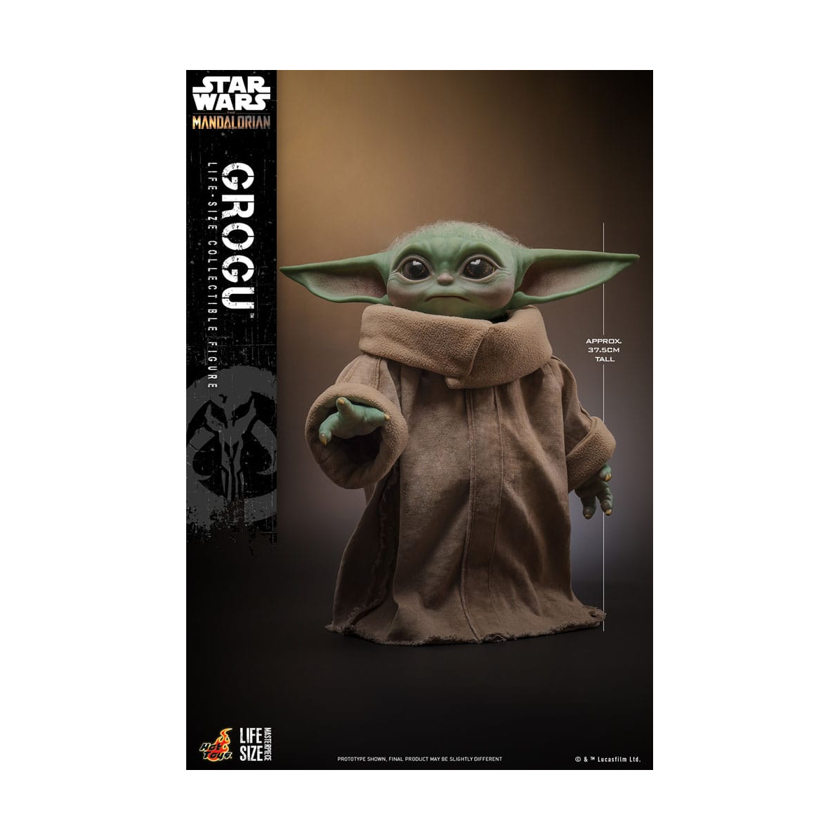 Star Wars: The Mandalorian 1/1 Life-Size Masterpiece Grogu action figure 37 cm