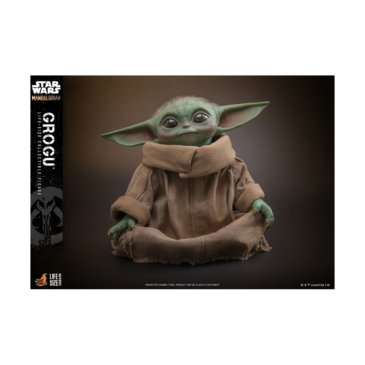 Star Wars: The Mandalorian 1/1 Life-Size Masterpiece Grogu action figure 37 cm