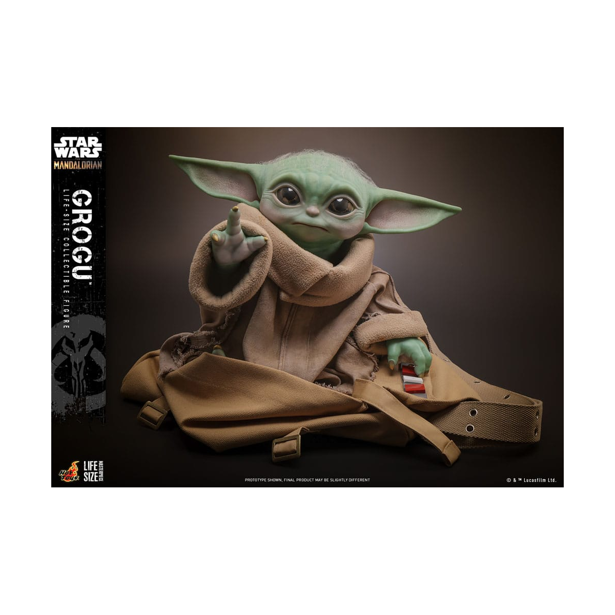 Star Wars: The Mandalorian 1/1 Life-Size Masterpiece Grogu action figure 37 cm