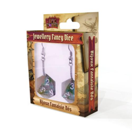  Jewelry - D4 Galaxy Earrings - Green/Purple