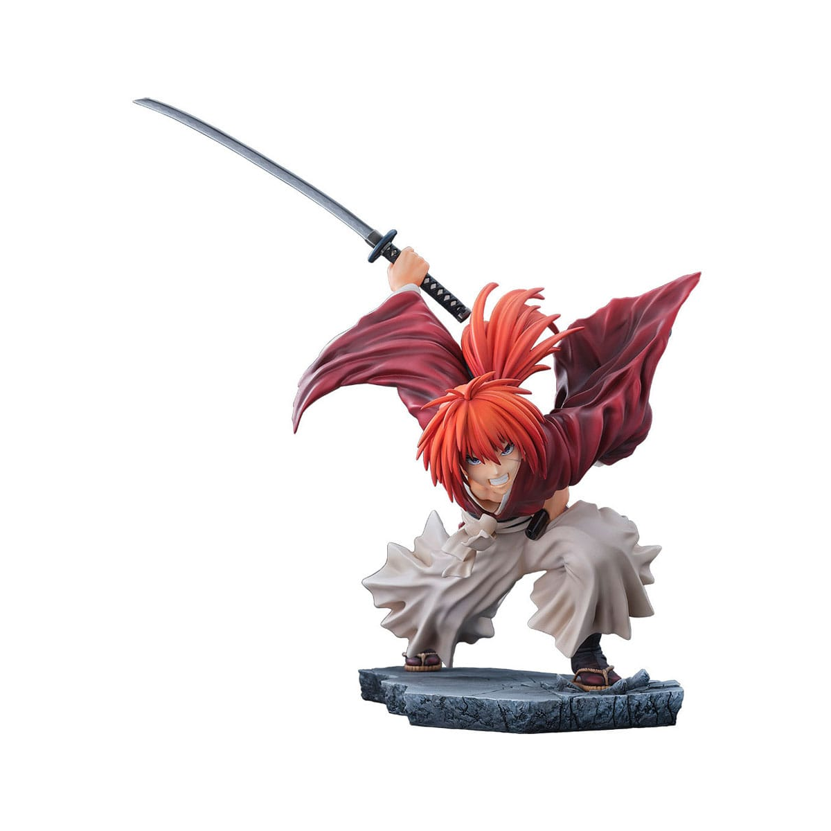  Rurouni Kenshin: Meiji Kenkaku Romantan Kyoto Douran 1/6 Kenshin Himura Amakakeruryuunohirameki Ver. 26cm