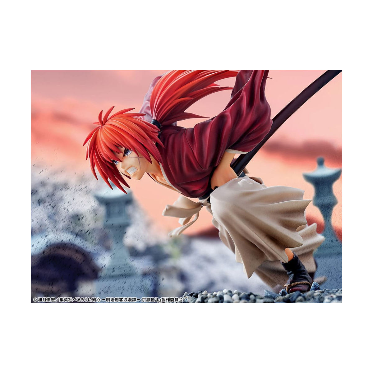 Figuras Rurouni Kenshin: Meiji Kenkaku Romantan Kyoto Douran 1/6 Kenshin Himura Amakakeruryuunohirameki Ver. 26cm