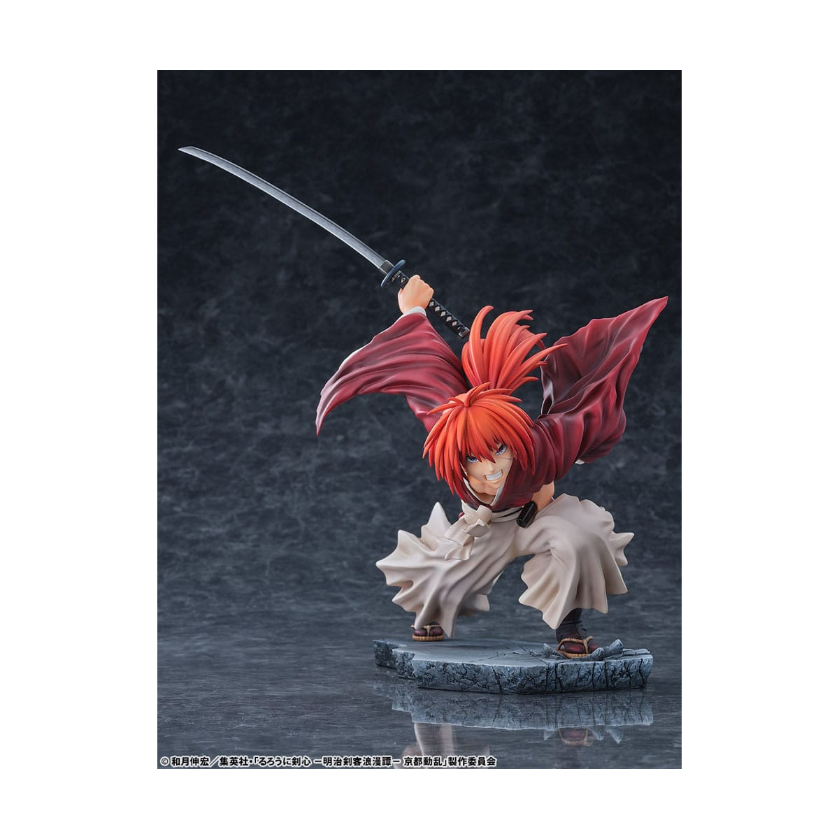 Bellfine Rurouni Kenshin: Meiji Kenkaku Romantan Kyoto Douran 1/6 Kenshin Himura Amakakeruryuunohirameki Ver. 26cm
