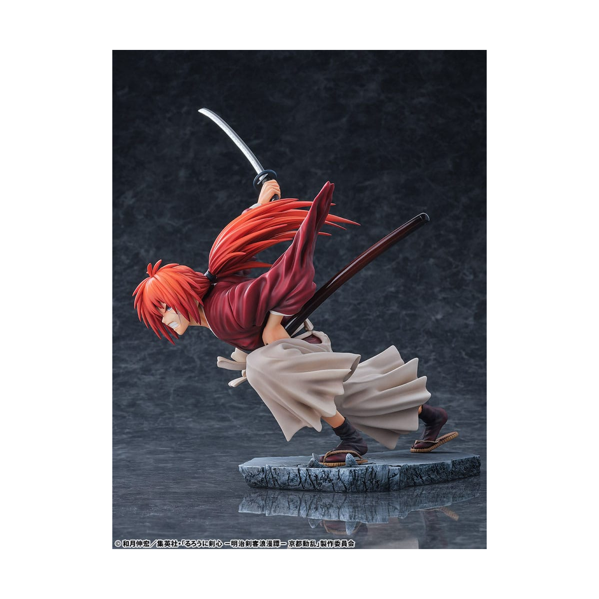 Rurouni Kenshin: Meiji Kenkaku Romantan Kyoto Douran 1/6 Kenshin Himura Amakakeruryuunohirameki Ver. 26cm