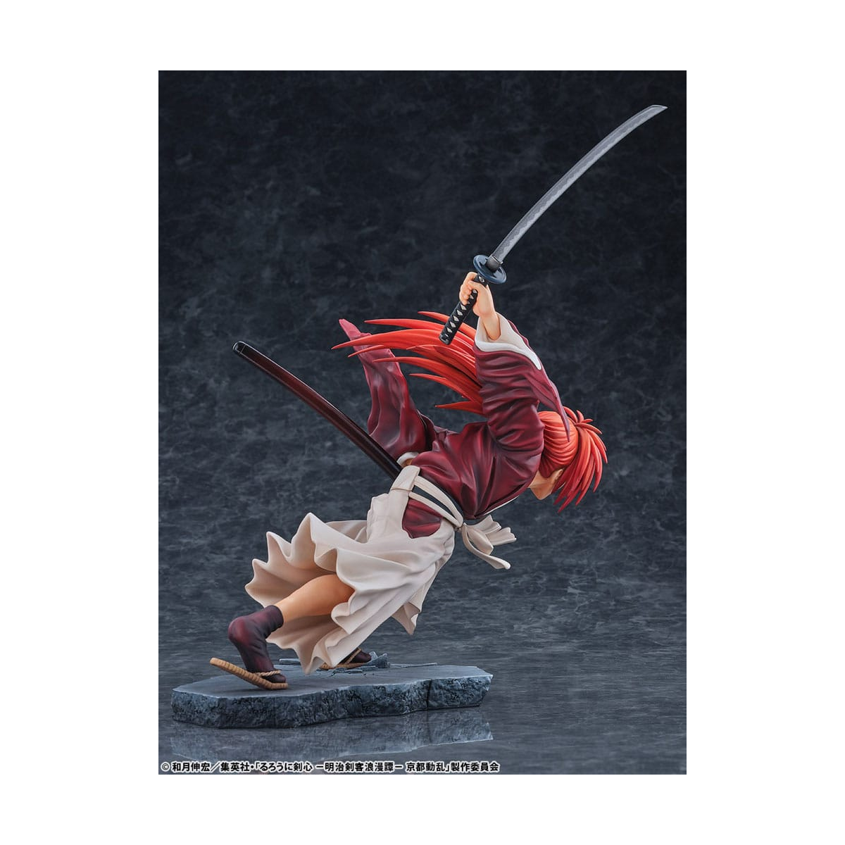 Rurouni Kenshin: Meiji Kenkaku Romantan Kyoto Douran 1/6 Kenshin Himura Amakakeruryuunohirameki Ver. 26cm