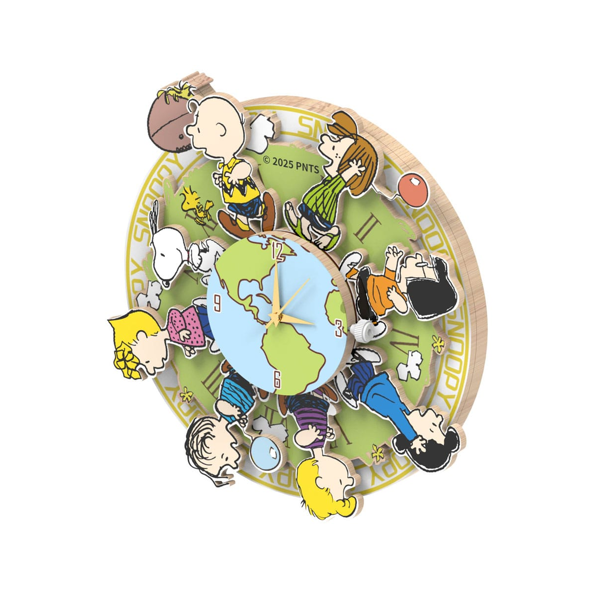 PASY-2201 Peanuts Puremind magnet Around the World