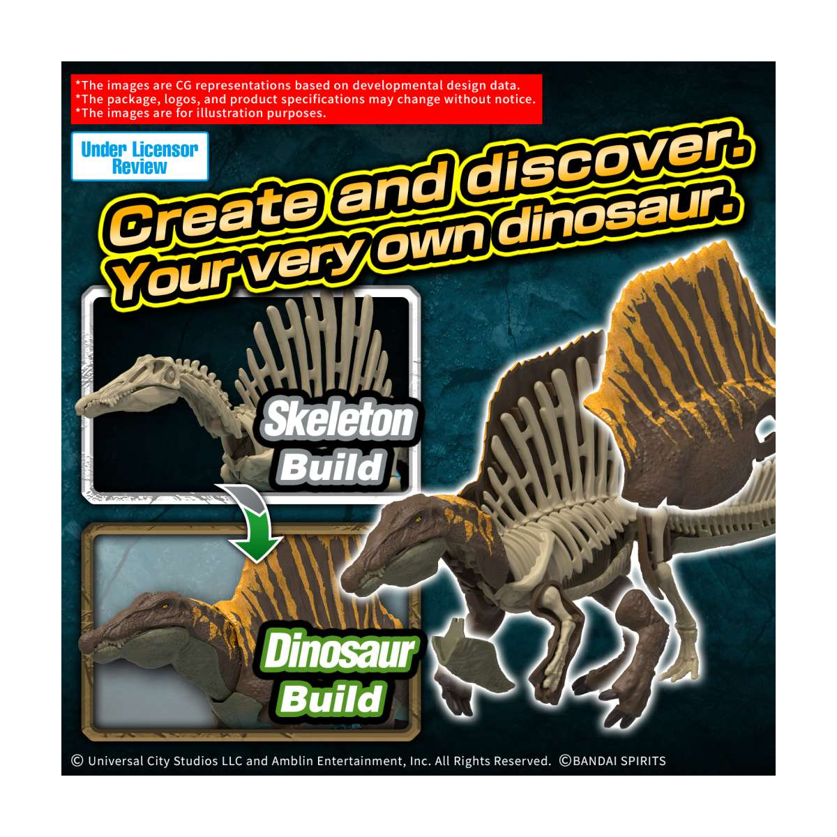 Bandai Plannosaurus Jurassic World Spinosaurus
