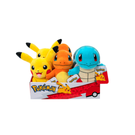 Pokemon Plush 20cm Kanto First Partners asst 6Pcs