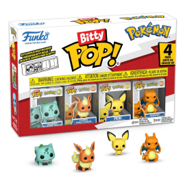  Pokémon - pack of 4 Bitty POP figures! Vinyl Series 3 2 cm