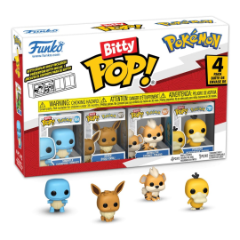  Pokémon - pack of 4 Bitty POP figures! Vinyl Series 4 2 cm