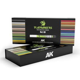  AK INTERACTIVE: PLAYMARKERS SPECIAL BOX - Full Range 34 Playmarkers