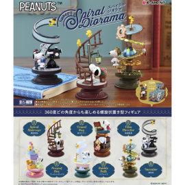  Peanuts Snoopy Rement Spiral Diorama Box of 6pcs