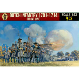 Figure Dutch infantry 1701-1714 firing line 1:72