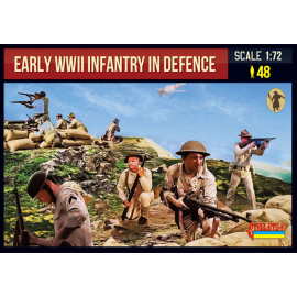 Early WWII infantry in defense figure 1:72