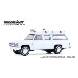  CHEVROLET SUBURBAN K20 CUSTOM DELUXE AMBULANCE 1983 WHITE