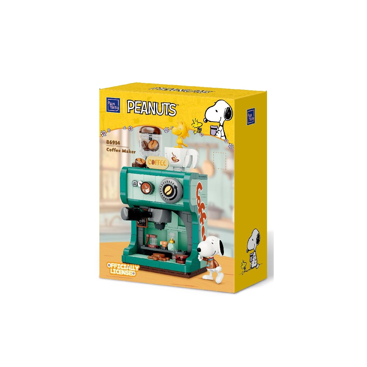 Dioramas Snoopy Pantasy Retro Time Series Coffee Maker 20cm