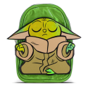  Star Wars The Mandalorian Grogu Shiny Mini Backpack