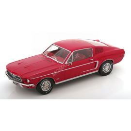  FORD MUSTANG GT FASTBACK 1968 ROUGE