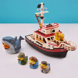 Figurita Jaws Tubbz Vehicle PVC Figure Orca Boat Bundle 13 cm