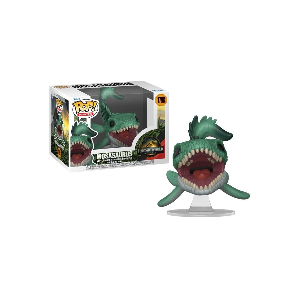  Jurassic World: Renaissance POP! Movies Vinyl Figure Mosasaurus 9 cm