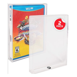  Pack of 2 acrylic protective boxes for DVD/Wii/GameCube/PS2/Xbox/Xbox360