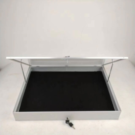  Evoretro Silver aluminum display case